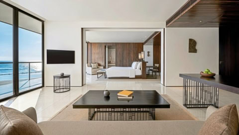 Suite mit Wohn- und Schlafbereich