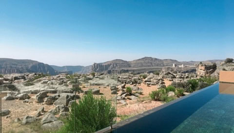 Blick auf die Wüste