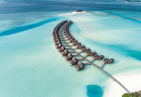 Die Hotelauflage auf dem Wasser