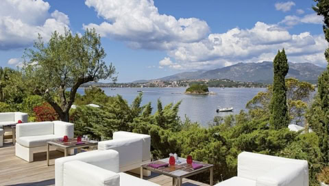 Ausblick von der Terrasse