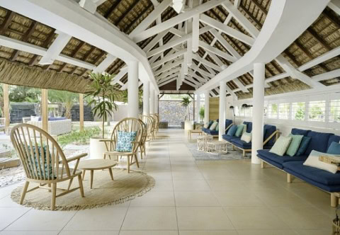 Überdachter Sitzbereich