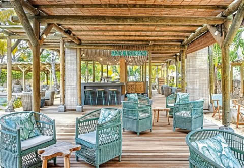 Veranda mit Sitzmöglichkeiten