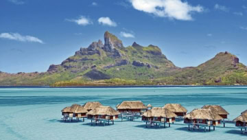 Insel und Hotelanlage