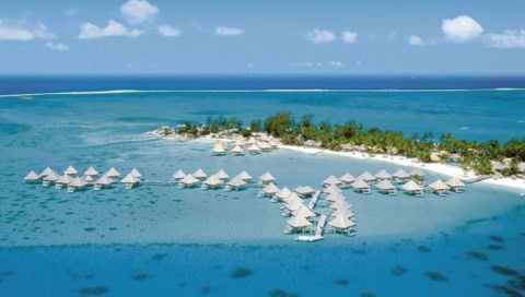 Hotelanlage auf dem Wasser