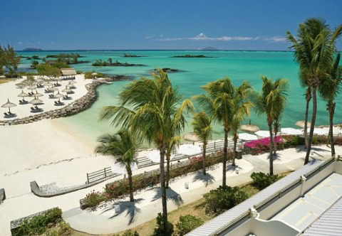 Ausblick auf Strand und Meer