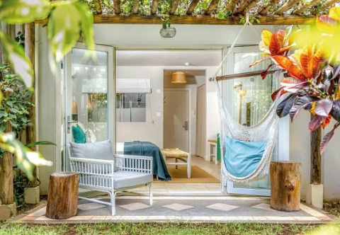 Zimmer Veranda mit Hängematte