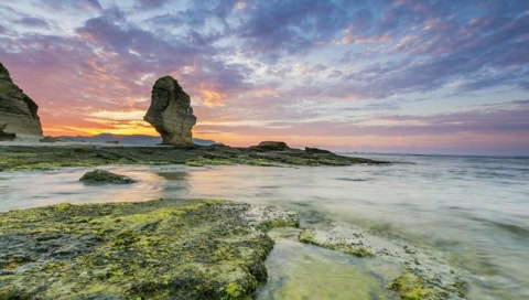 Steinige Küstenregion