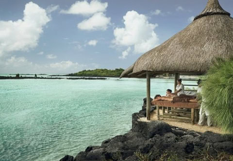 Private Veranda mit Meerblick