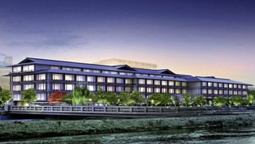 Vorderansicht des Hotels