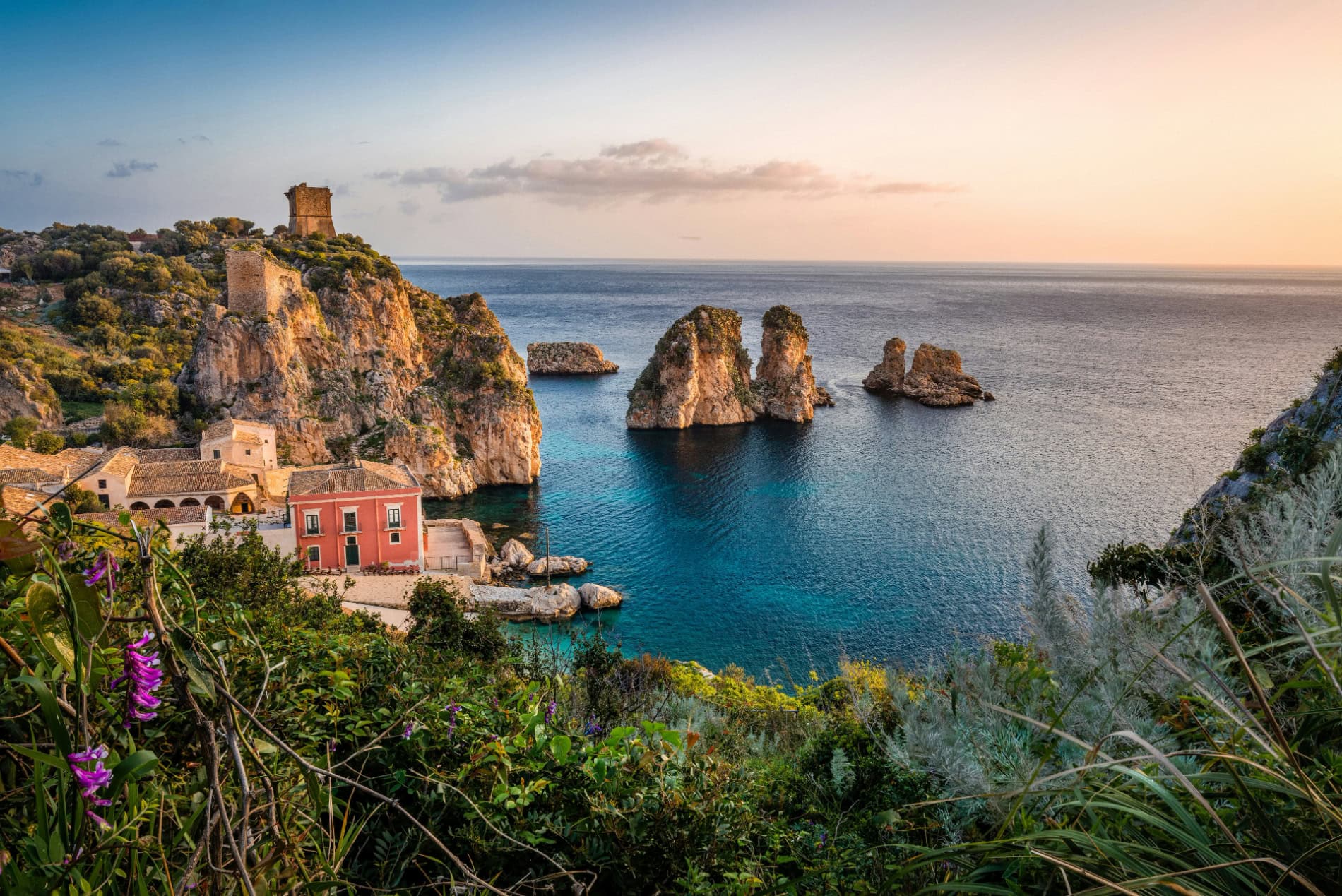 die Bucht bei Scopello