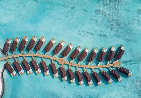 Hotelanlage von Oben