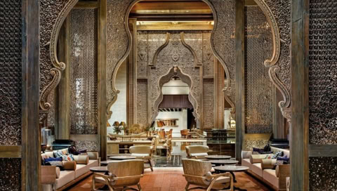 Lounge im traditionellen Stil