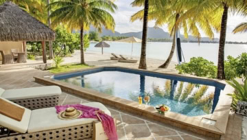 Pool direkt am Strand